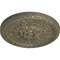 Ekena Millwork Palmetto Ceiling Medallion, Hand-Painted Witch Hazel Crackle, 11 1/2"OD x 1"P CM11PAWHC - alternate 4